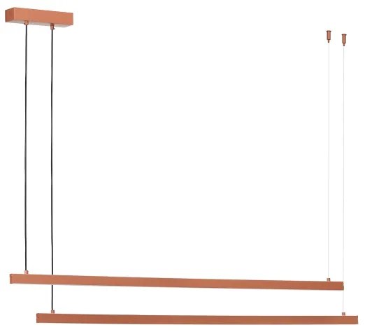 Lustră LED pe cablu Argon 8837 MIAMI LED/74W/230V 3000K maro