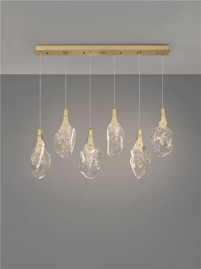 Lustra LED suspendata design decorativ BELLINA L-110cm