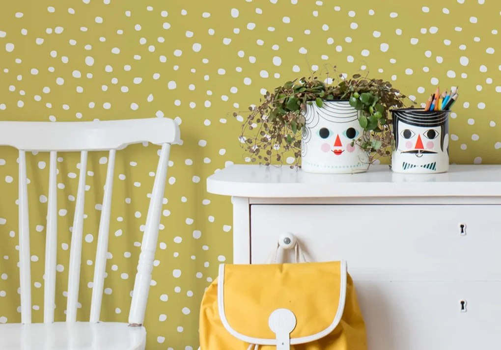 Fototapet, Rebel Dot, Papaya, Rebel Walls