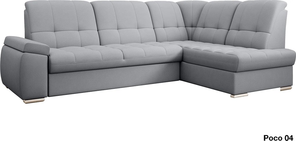 Colțar lemn masiv Extensibil Theo 272x192cm Ladă Depozitare Personalizabil - Gojo 04, Dreapta