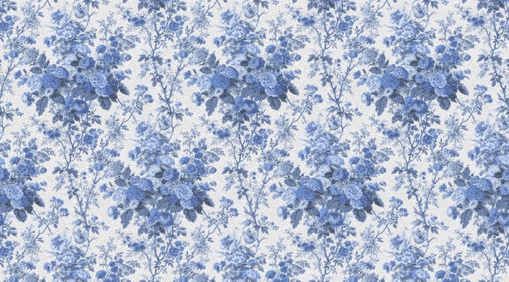 Fototapet, Porcelain, Blue, Rebel Walls