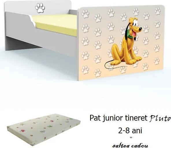 Pat tineret Pluto cu saltea