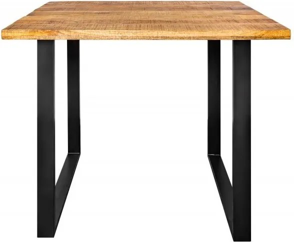 Masa de bar design industrial Iron Craft 120cm natur Mango