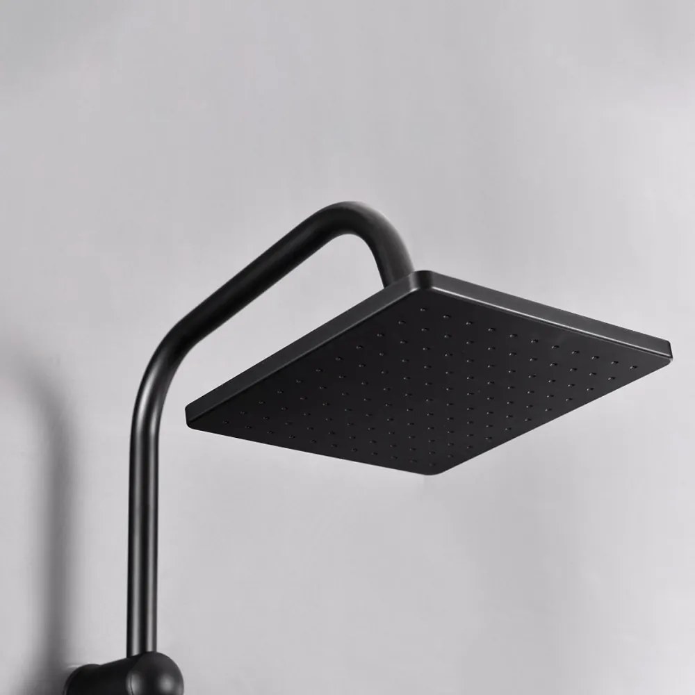 Set de duș Altar Black fără baterie