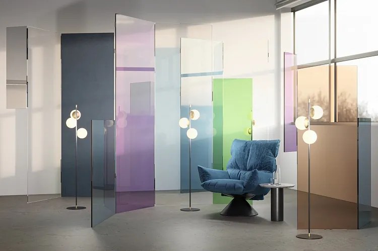 Lampadar cu 3 surse de iluminat design elegant Nostalgia