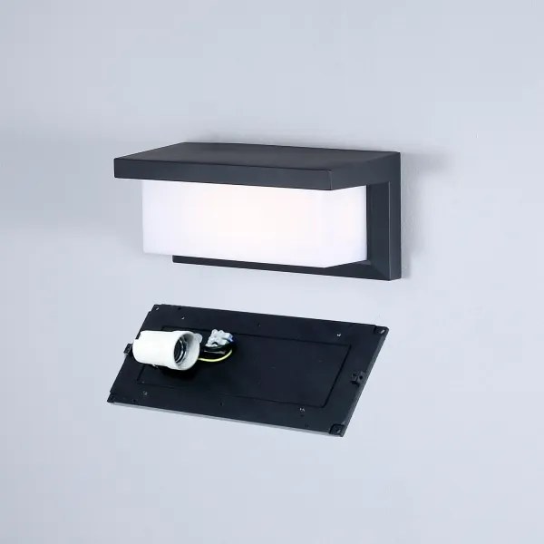 Brilagi BRICKY Aplica de perete pentru exterior LED RGBW 1xE27/9W/230V antracit IP54