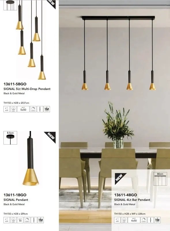Lustra, Pendul design modern Signal