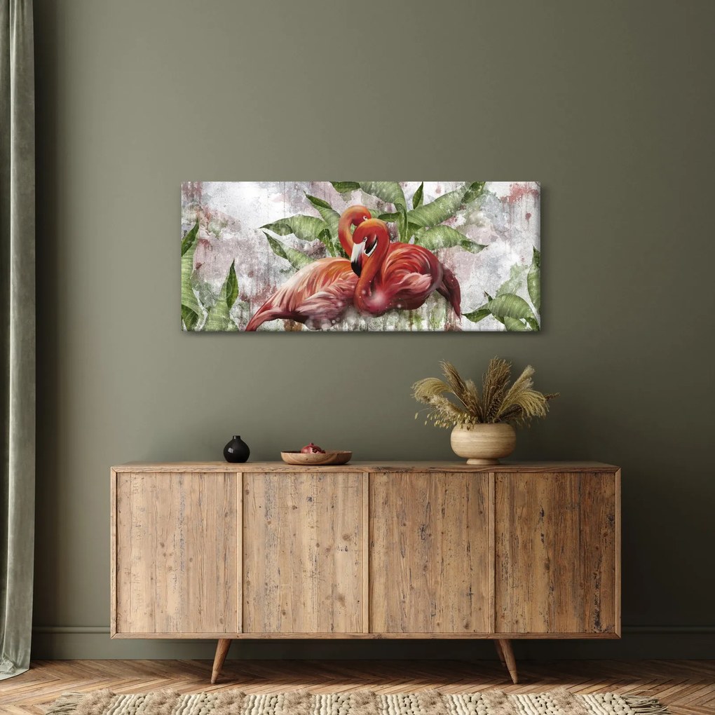 Tablou - Flamingo (120x50 cm)