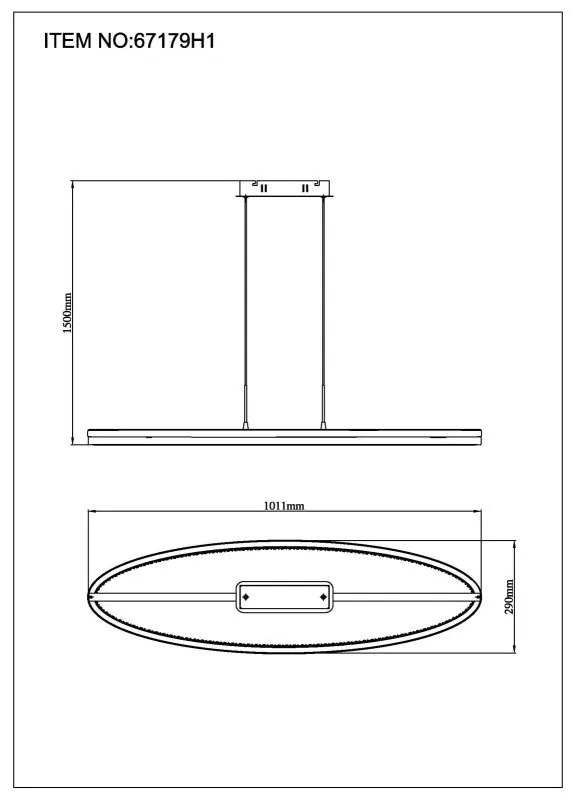 Lustra suspendata moderna LED CCT DELLA 67179H1 GL