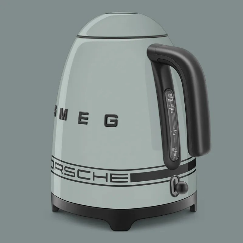 Cana electrica SMEG KLF03PSGEU, 2400 W, 1,7 l, Baza rotativa la 360°, Finisaj lucios, Verde