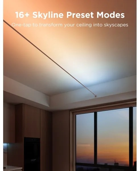 Govee - Bandă LED RGBICWW suspendată LED/36W/24V 4m Skyline Matter Wi-Fi