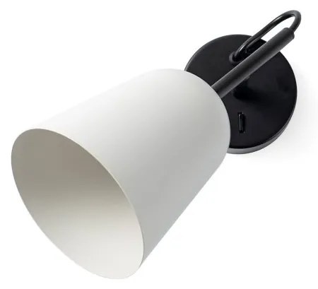 Aplica de perete design modern Studio alb