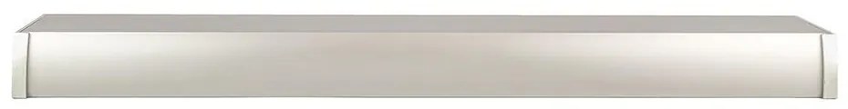 Sina perdea tavan aluminiu dubla,  gri satinat , cu toate accesoriile incluse, draperie - 150 cm