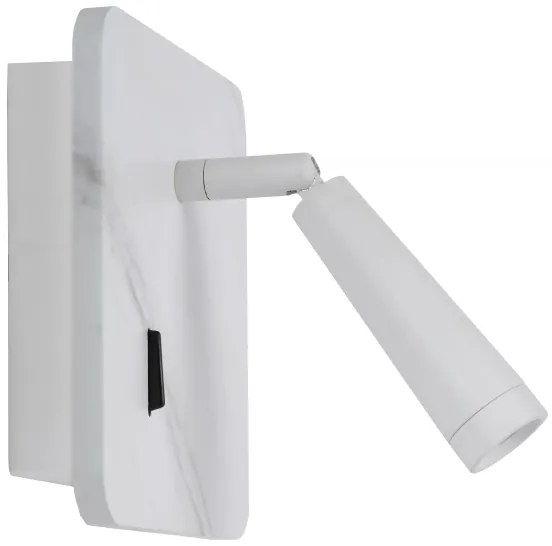 Spot LED de perete Lucide 77282/03/31 OREGON LED/4W/230V USB alb