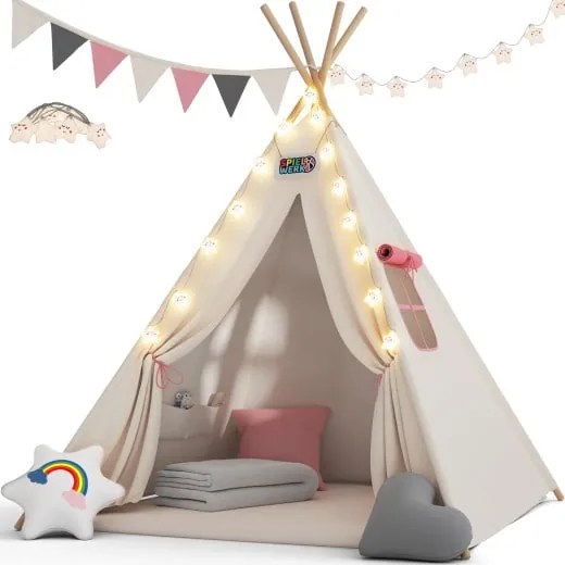 Deuba Cort copii Teepee 160x120x120cm - roz