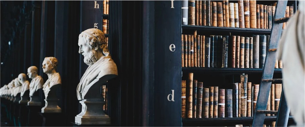 Tablou - La bibliotecă (120x50 cm)