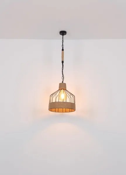 Lustră pe lanț Globo 15674H1 HALIA 1xE27/60W/230V