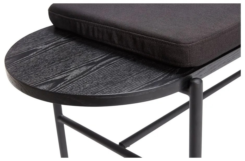 Bancă neagră Norm – Hübsch