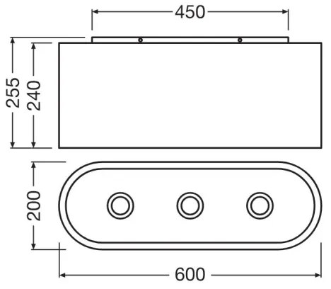 Plafonieră Ledvance DECOR CARDBOARD 3xE27/15W/230V