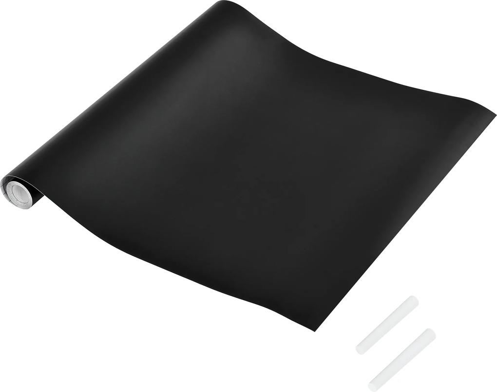 [neu.haus]® Tabla sticker de scris autocolanta pentru perete HTTF-5910, 43 x 300 cm, PVC, negru