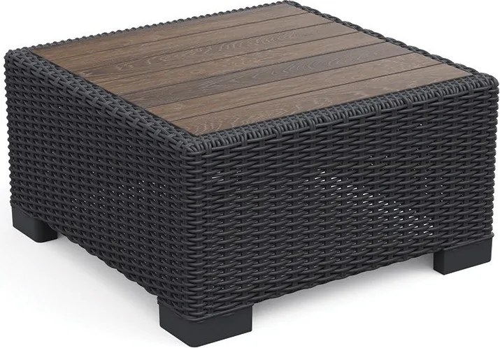 Măsuță de cafea pentru exterior din plastic 68x68 cm California – Keter