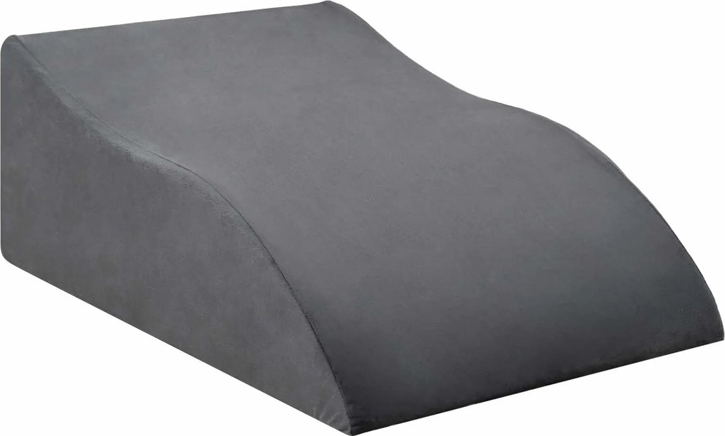 vidaXL Pillow pentru Picioare Gri 68 x 41 x 24 cm Spumă PU