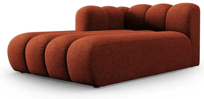 Șezlong cărămiziu (cu colț pe partea stângă ) Lupine – Micadoni Home