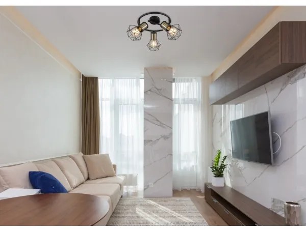 Spot PRISKA 3xE27/40W/230V Globo 54017-3M