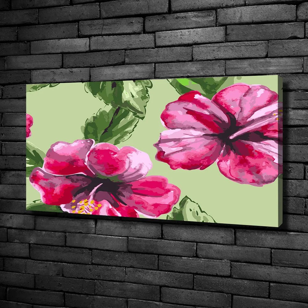 Imprimare tablou canvas Flori hawaii