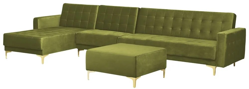 Colțar cu taburete Aberde (verde). 1077305