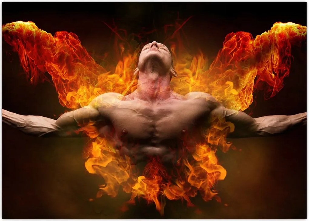 Tablou - Putera de bărbat (70x50 cm)