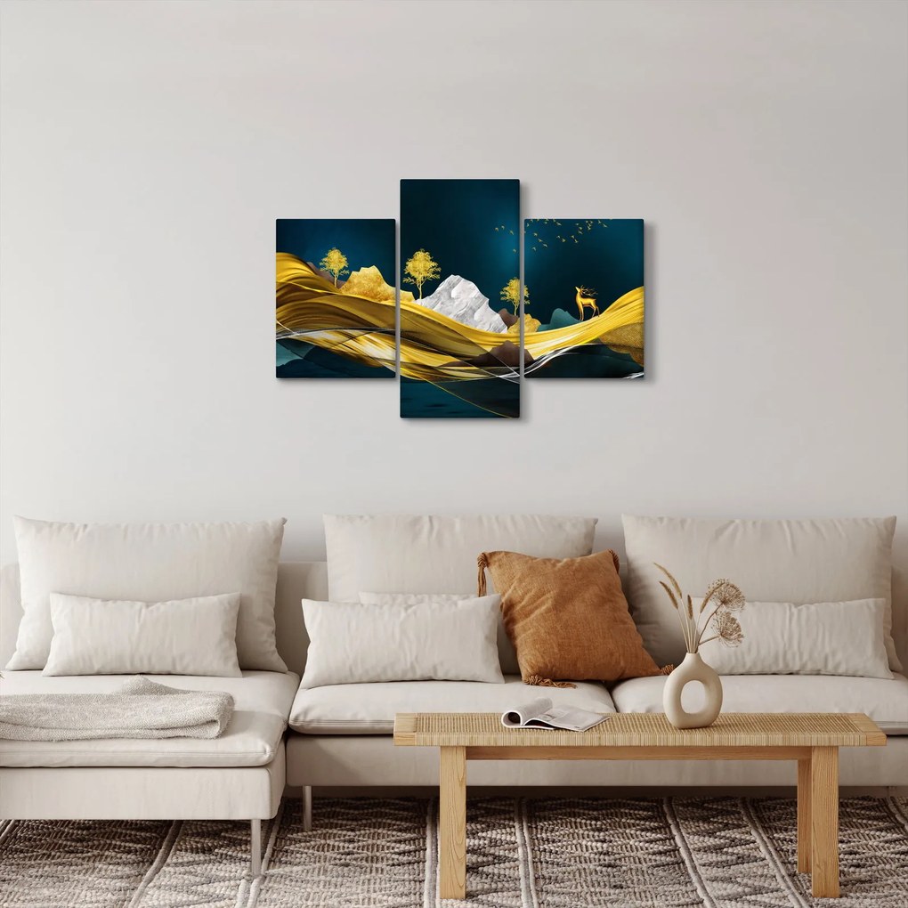 Tablou - Peisaj, cerb (90x60 cm)