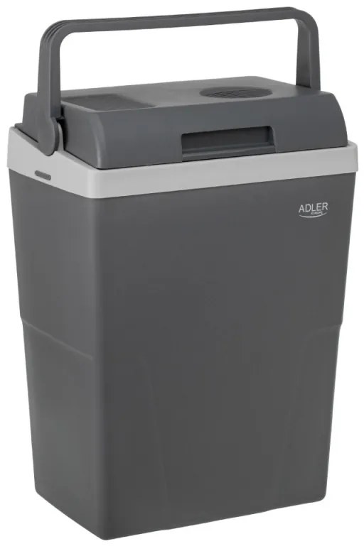 Lada frigorificа Adler AD 8094, 22 L, 45/55 W, 12V/220V, Clasa climatica ST, Izolatie speciala C5H10, Gri