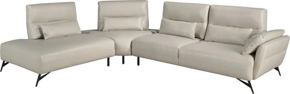 Coltar 5 locuri, Spatar Reglabil, Sezlong Stanga, Cowhide sand