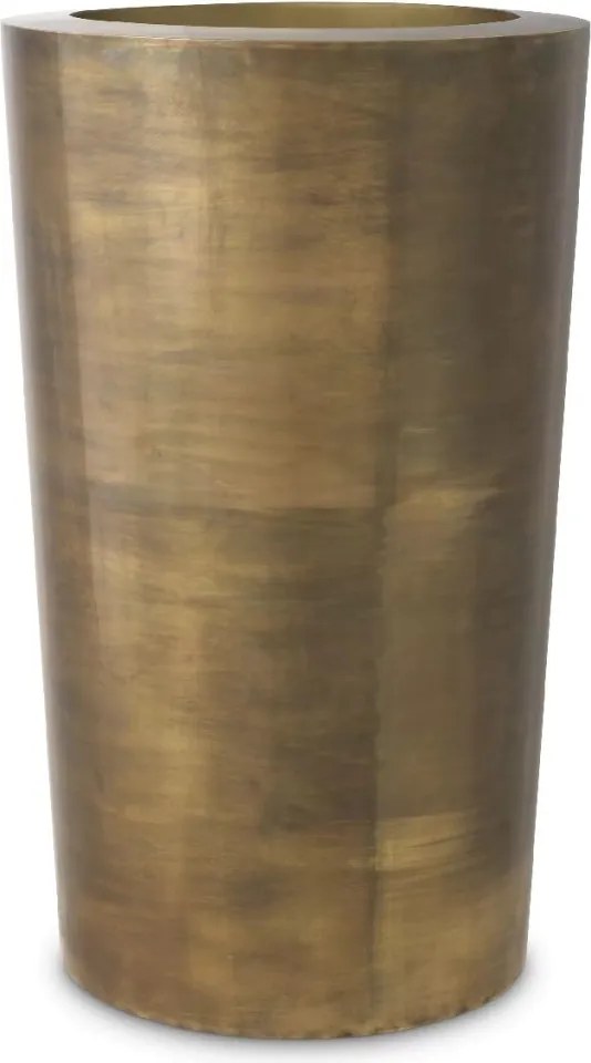 Ghiveci, Vas decorativ din otel inoxidabil Maddox alama vintage