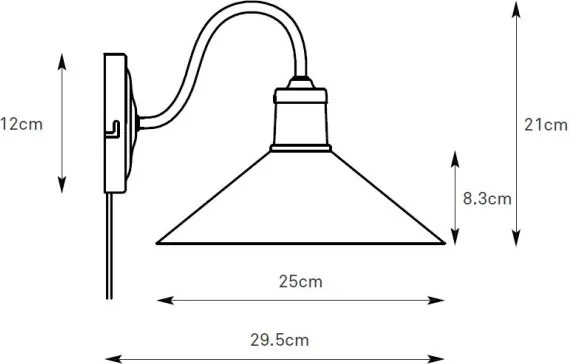 Lampă de perete Markslöjd 108865 VELA 1xE27/40W/230V alamă/alb