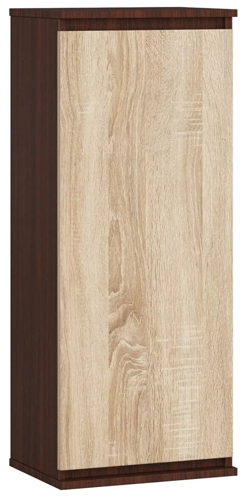 Dulap suspendat Wren II (wenge + Stejar sonoma). 1069967