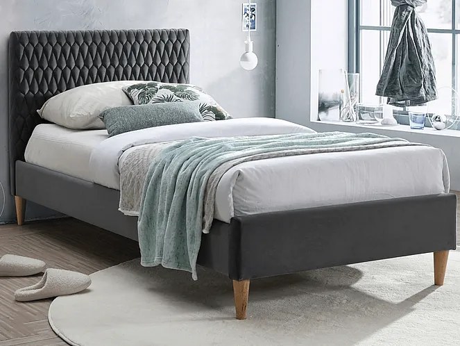 Pat tapitat Azarro Velvet 90x200 culori