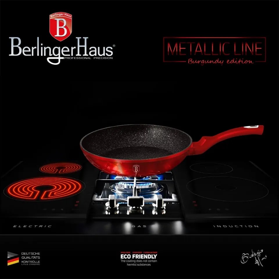 Tigaie 20 cm Burgundy Metallic Line Berlinger Haus BH 1251N