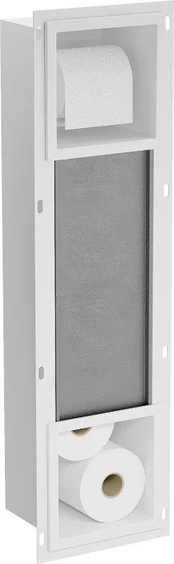 Mexen X-Wall-BP suport hârtie igienică cu distribuitor, alb - 1924