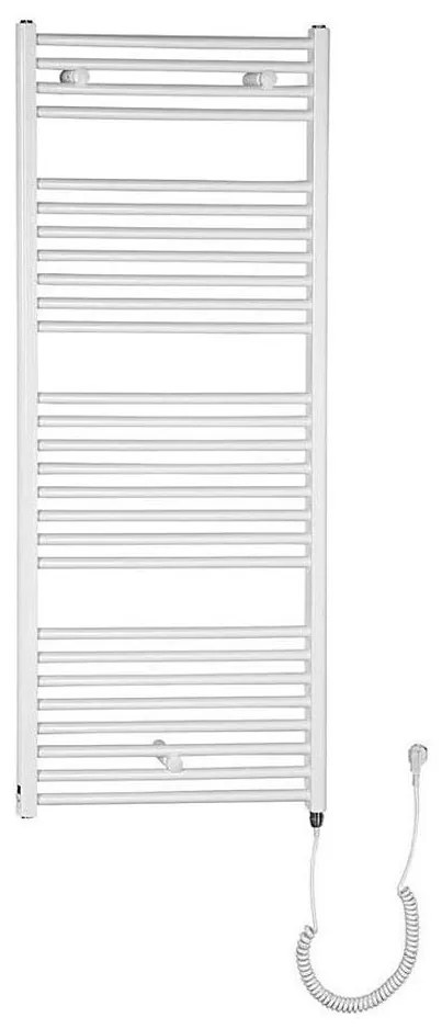 Radiator portprosop electric pentru baie Aqualine DIRECT-E 600W/230V 132 cm alb