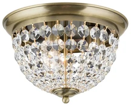 Plafonieră de cristal Orion DLU 1840/35 PLAFOND 3xE27/40W/230V d. 35 cm bronz