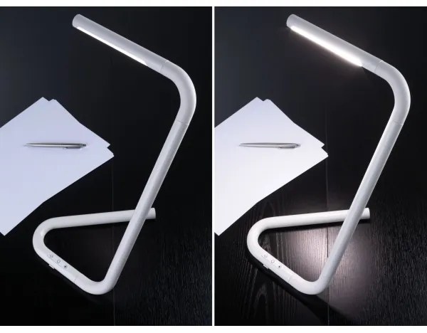 Paulmann 95423 - Lampă de birou LED 4,5W cu touch, dimabilă, FLEXLINK 5V/USB alb