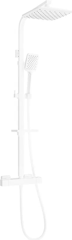Mexen CQ62 set de duș montat la suprafață cu duș cu efect de ploaie și baterie termostatică, alb - 772506295-20