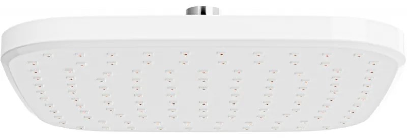 Mexen D-33 pară de tip ploaie 23x23 cm, Albă/Crom - 79733-02