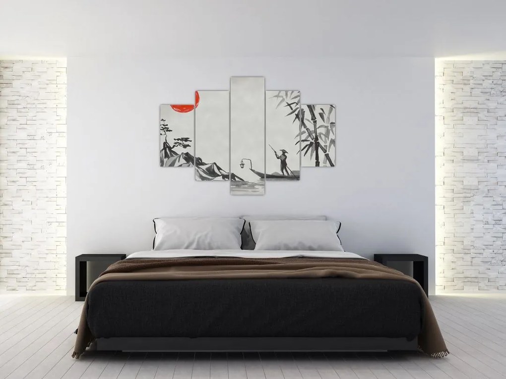 Tablou - Munții Fuji (150x105 cm)