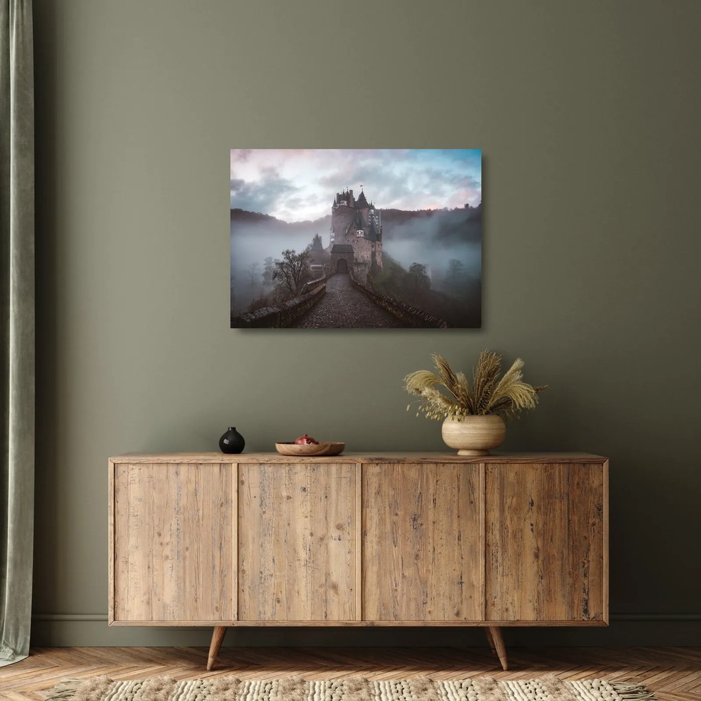 Tablou pe sticlă - Eltz Castle, Germania (70x50 cm)