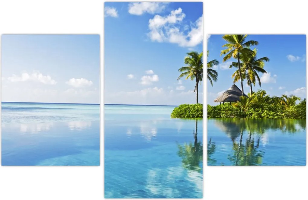 Tablou - Insula tropicală (90x60 cm)