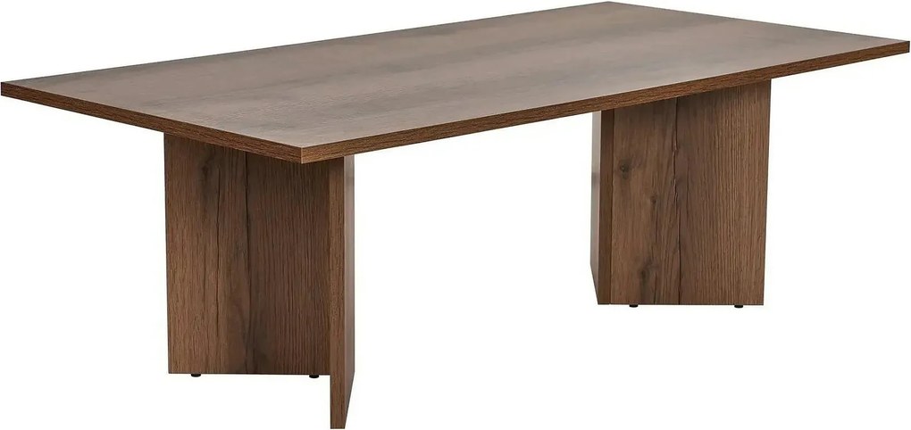 Masuta cafea SABIN, nuc inchis, PAL melaminat, 119x60x40 cm