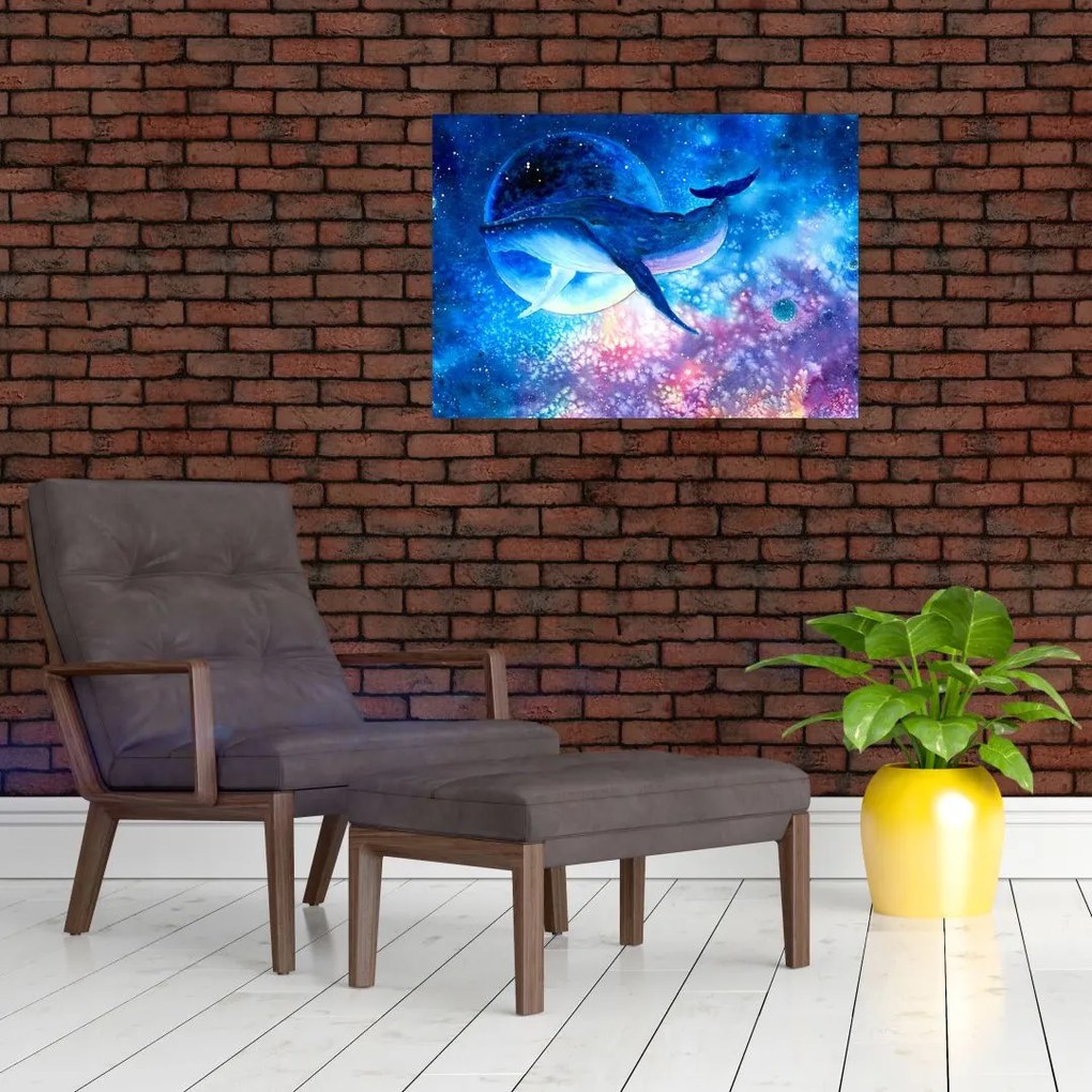 Tablou - Balena spațială (70x50 cm)